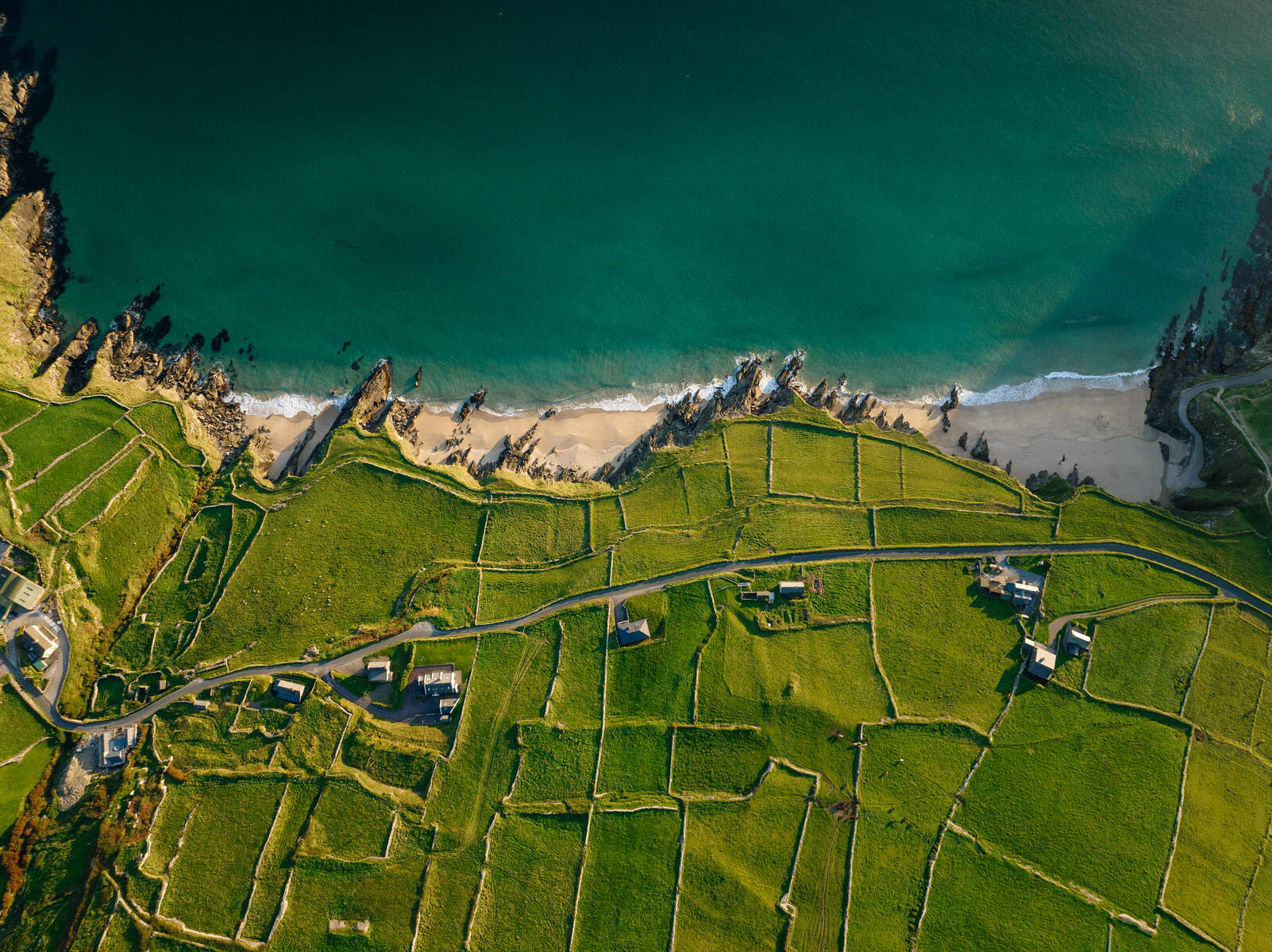 Aerial view of the Dingle Peninsula, County Kerry