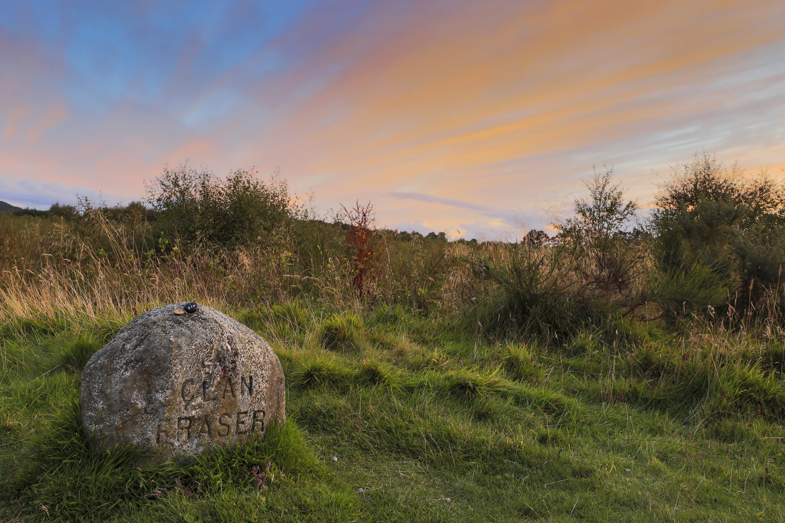 Standing stones near Inverness, Scotland