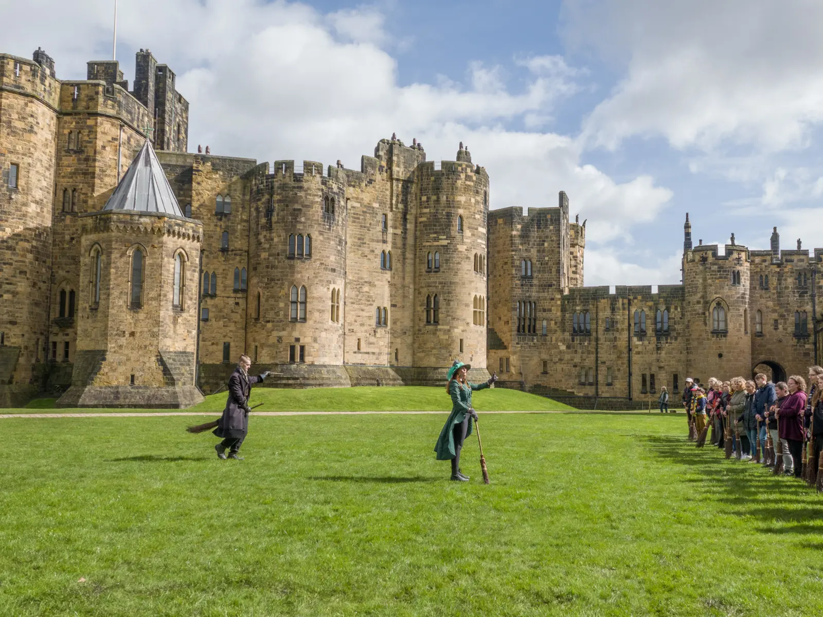 Alnwick Castle, Northumberland — Harry Potter broomstick lesson location